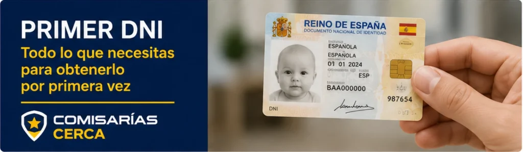 Imagen de Comisarías Cerca sobre los documentos, la cita y el precio para obtener el primer DNI